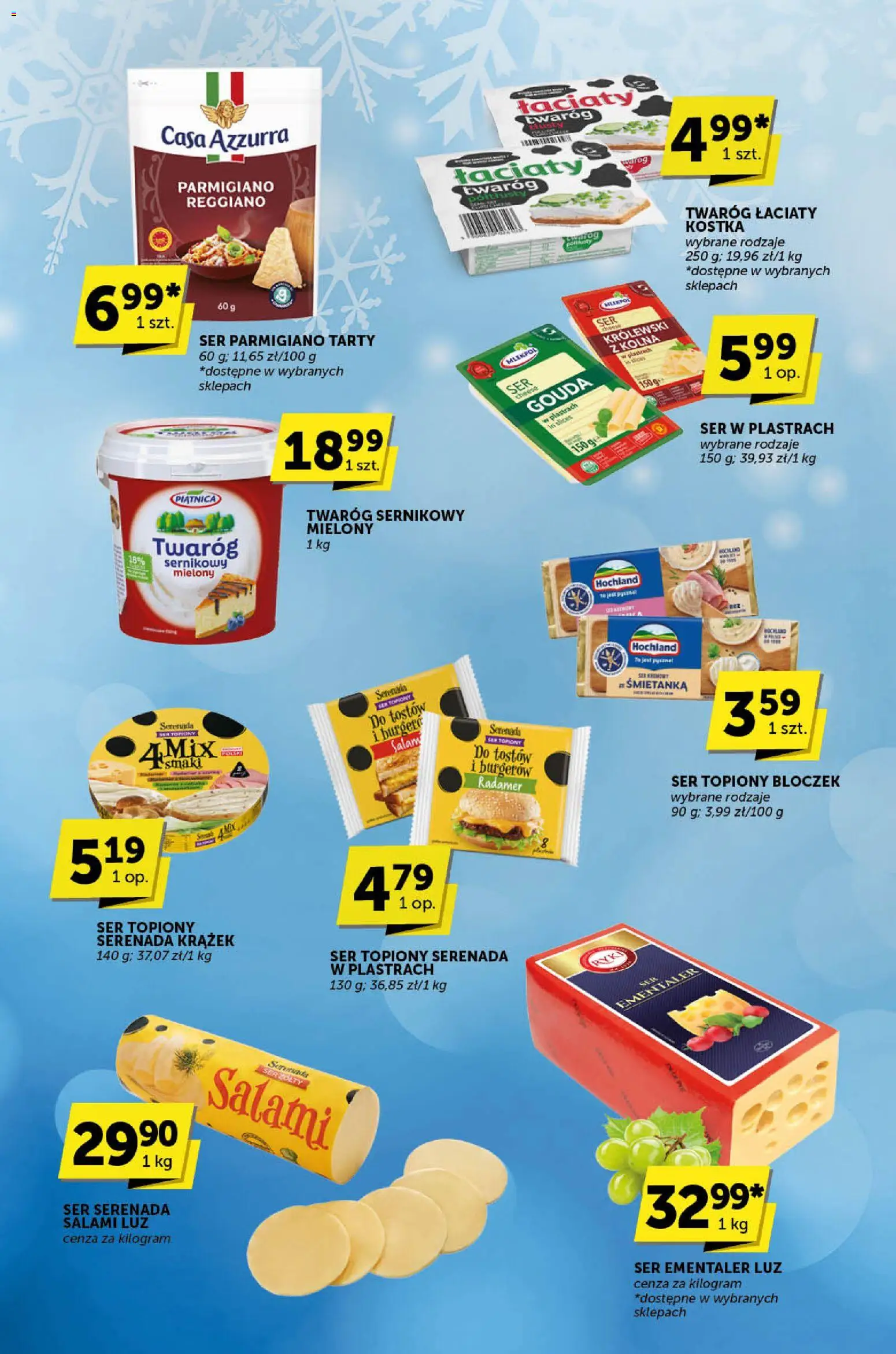 Groszek Gazetka - Katalog od 27.11.2025 | Strona: 4 | Produkty: Twaróg mielony, Ser, Salami, Twaróg