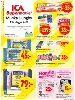 ICA Supermarket - Munka-Ljungby - Förhandsvisning av reklamblad från butik ICA Supermarket aktuell från 13.10.2025