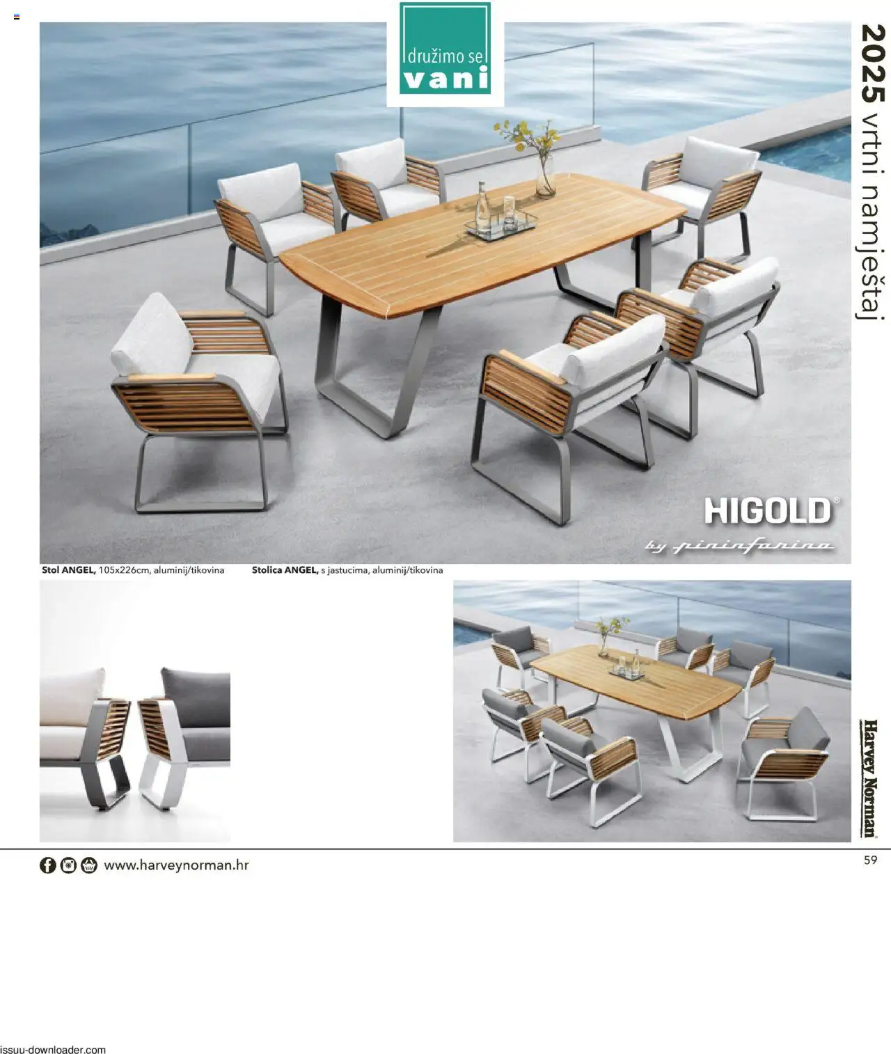 Harvey Norman katalog | vrijedi od 19.03.2025 | Stranica: 59 | Proizvodi: Stol, Stolica, Vrtni namještaj