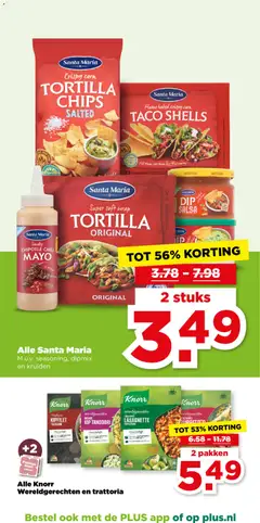 TORTILLA CHIPS SALTED, Crispy corn tortilla chips salted - Voorbeeld van een folder van Plus, geldig van 27.12.2025 | Pagina: 39