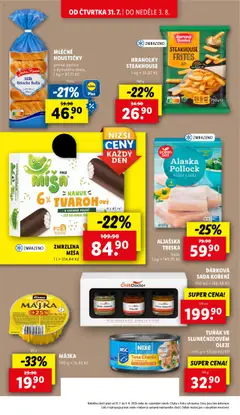 Lidl leták od 31.07.2025 | Strana: 22 | Produkty: Nanuk, Tuňák, Zmrzlina, Koření