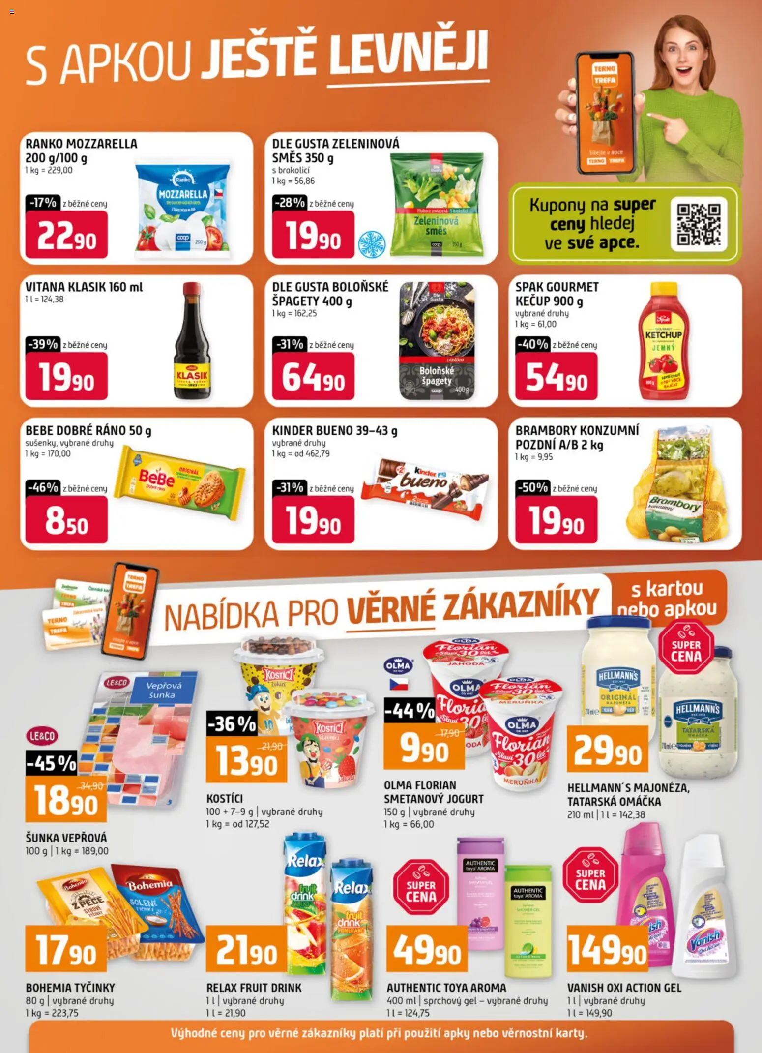 Terno leták - Olomouc od 07.01.2026 | Strana: 20 | Produkty: Sprchový gel, Kostici, Vanish, Bebe