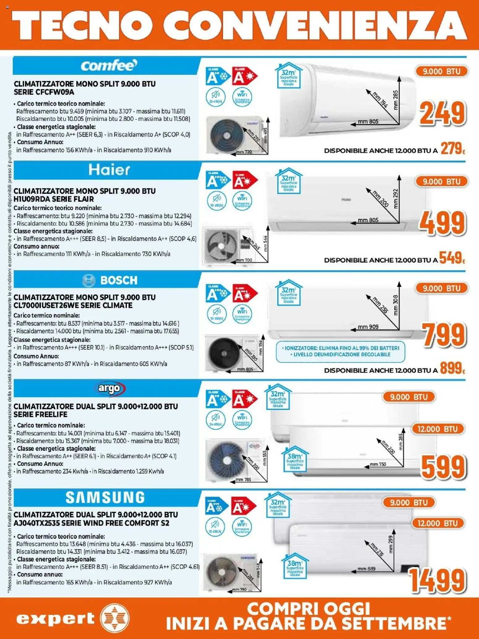 Volantino Expert del 26.03.2026 | Pagina: 19 | Prodotti: Climatizzatore, Samsung
