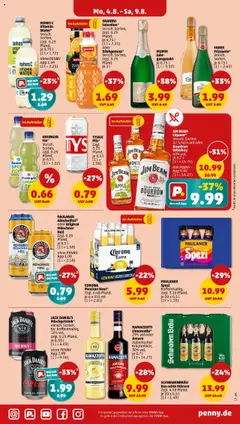 Penny - Baden-Württemberg - gültig ab dem 04.08.2025 | Seite: 17 | Produkte: Coca cola, Cola, Limoncello, Ramazzotti