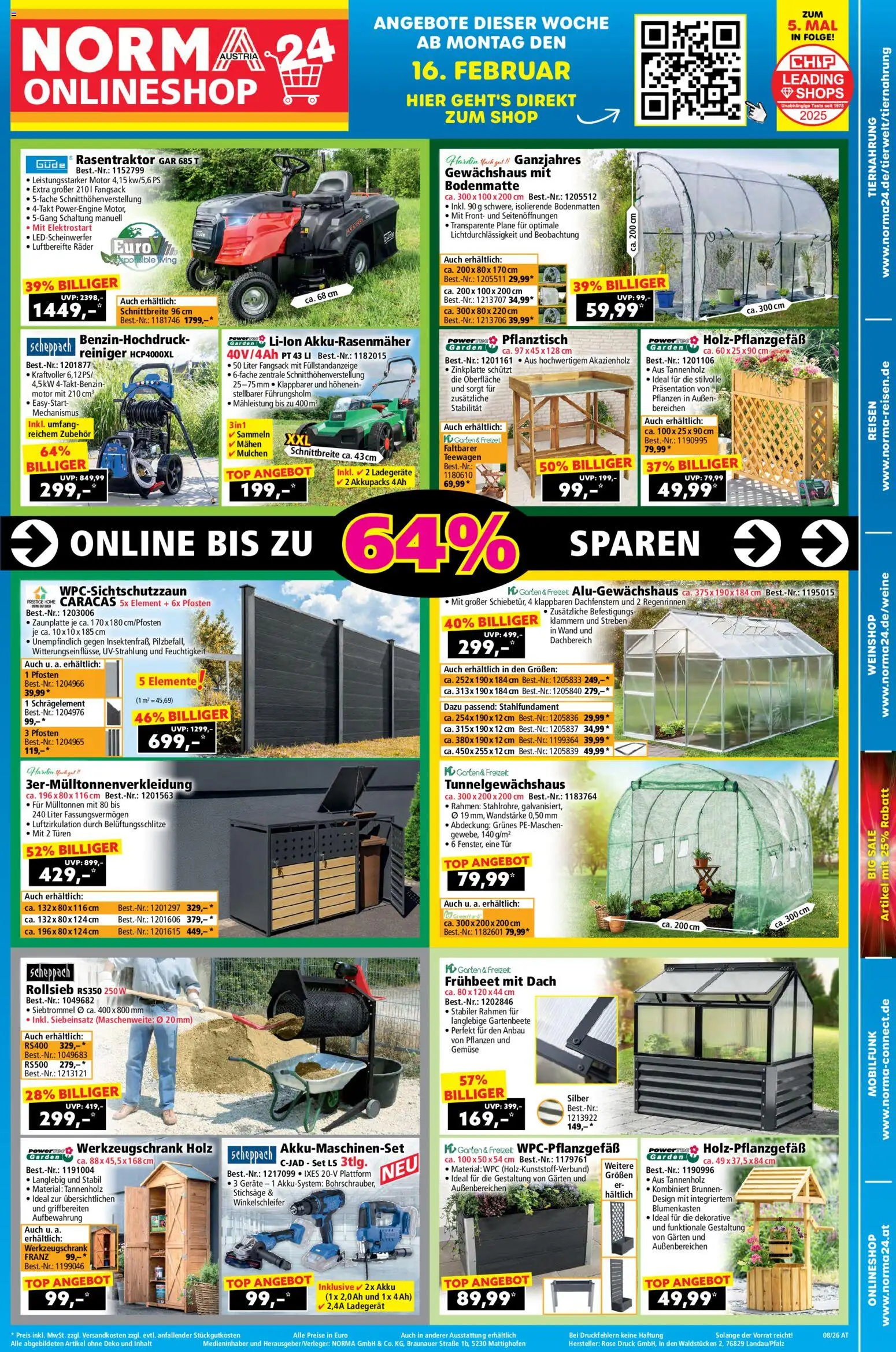 Norma Online shop gültig ab 16.02.2026 | Seite: 1 | Produkte: Gemüse