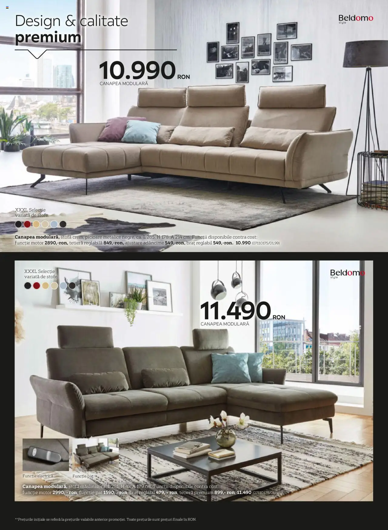 Noul catalog XXXLutz – valabil de la 07.04.2025 | Pagină: 2 | Produse: Delgeç, Pat, Canapea