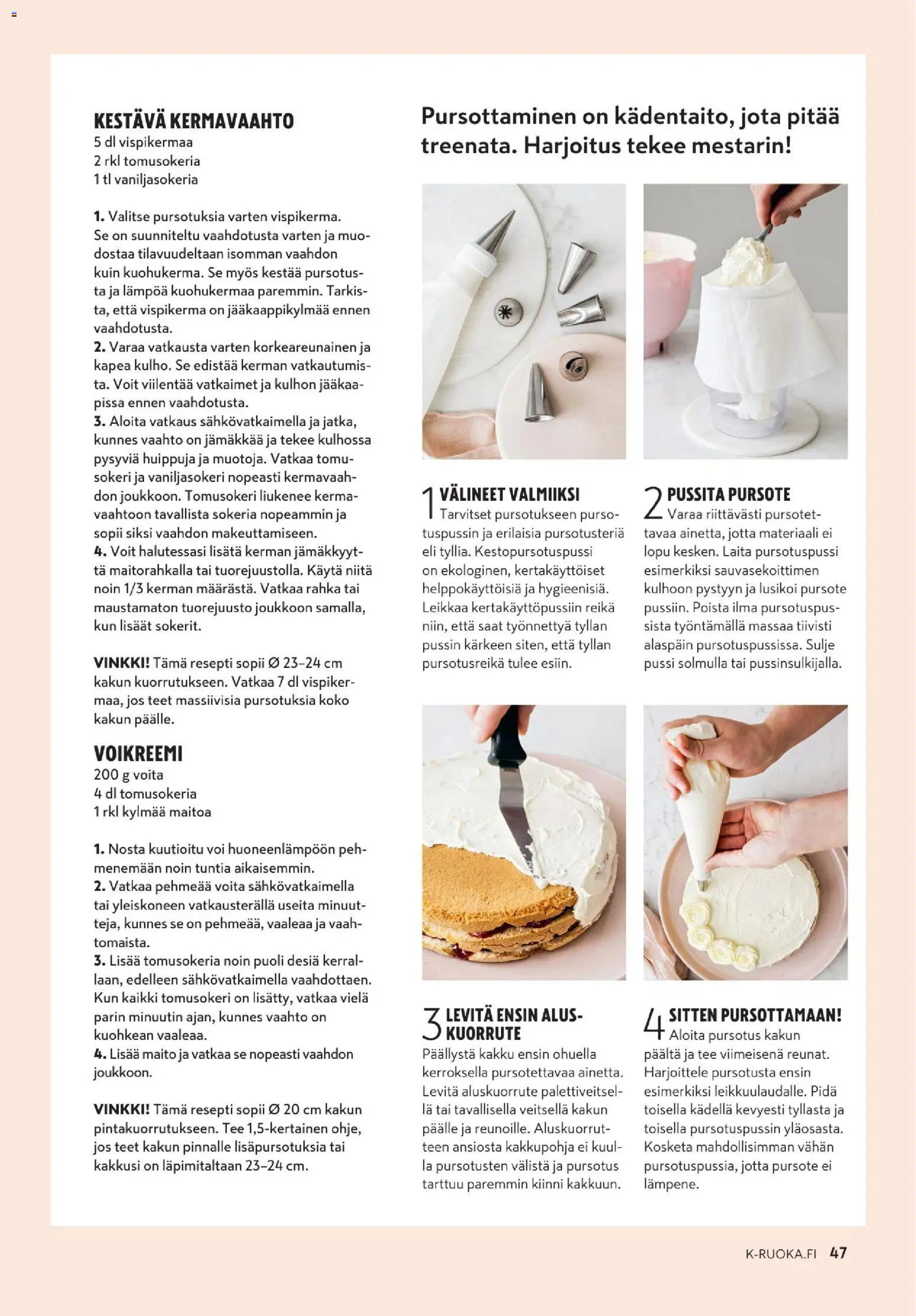 K-Market tarjoukset - K-Ruoka – voimassa 06.05.2026 alkaen | Sivu: 47 | Tuotteet: Pampers, Voi, Tee, Kerma