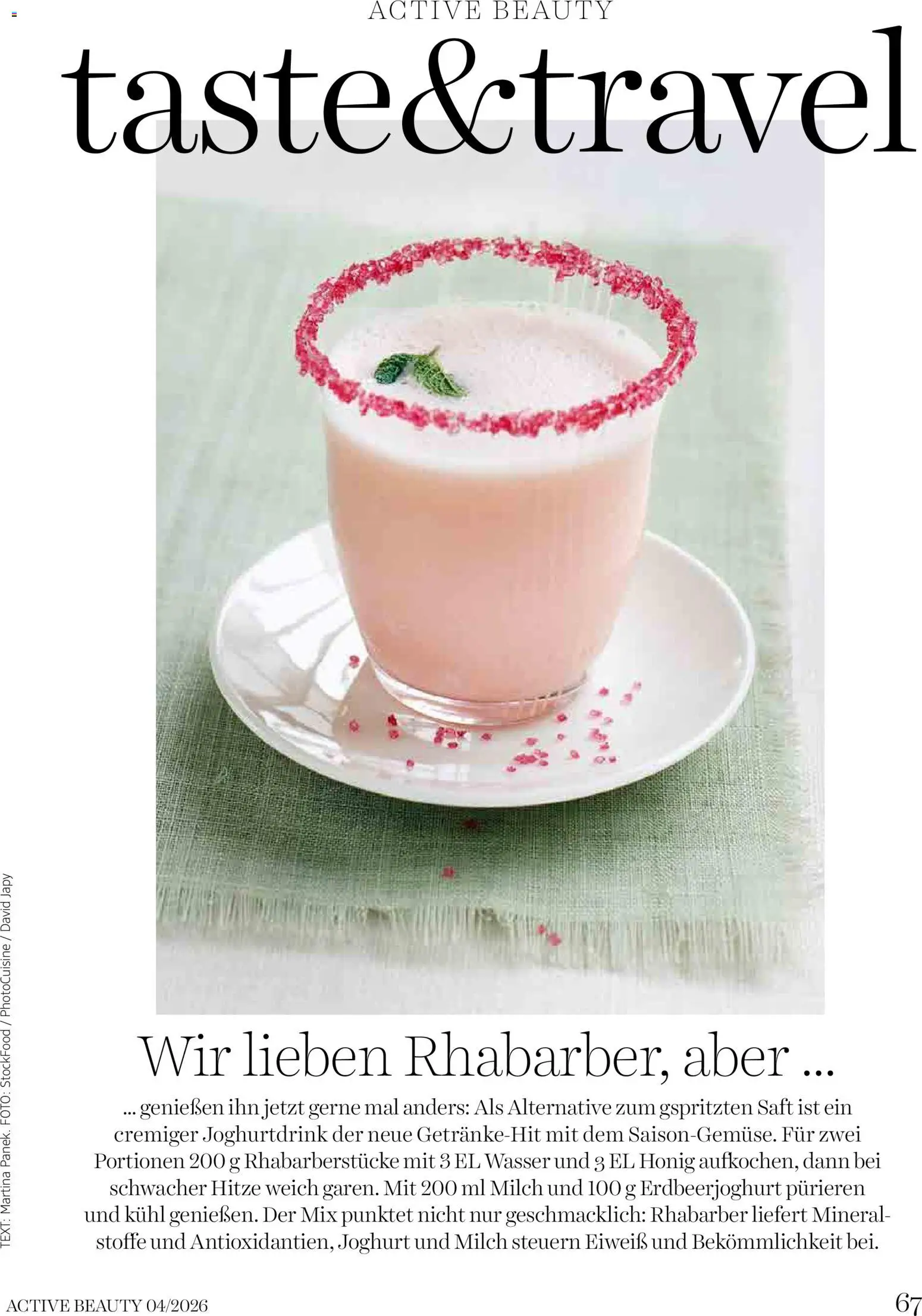 dm drogerie markt Active Beauty Magazin 04/2026 gültig ab 01.04.2026 | Seite: 67