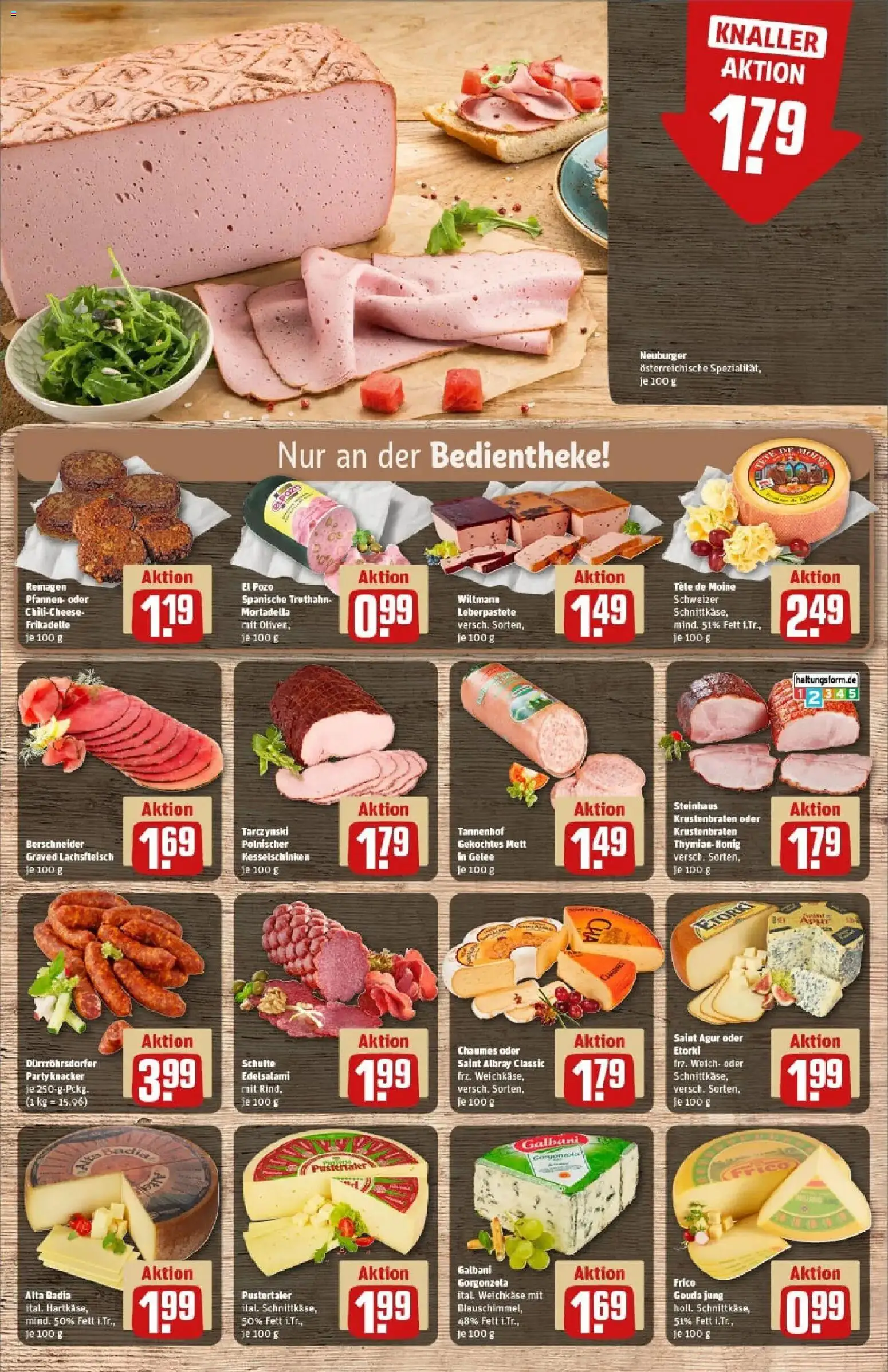 Rewe prospekt Hohenmölsen	 – gültig ab 22.12.2025 | Seite: 9 | Produkte: Gouda, Krustenbraten, Salami