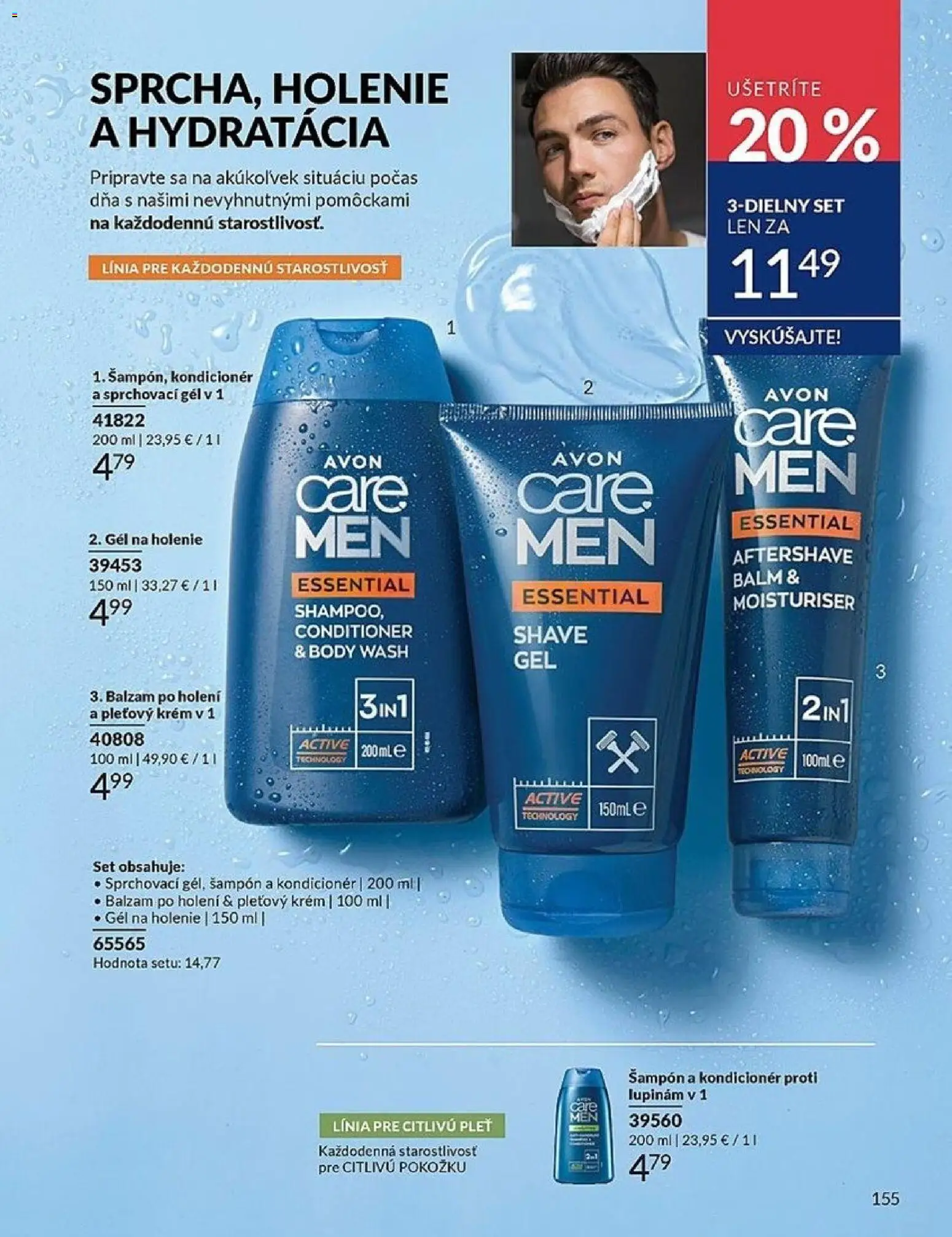 Nové Avon akcie – leták je platný od 01.05.2026 | Strana: 155 | Produkty: Šampón, Kondicionér, Krém