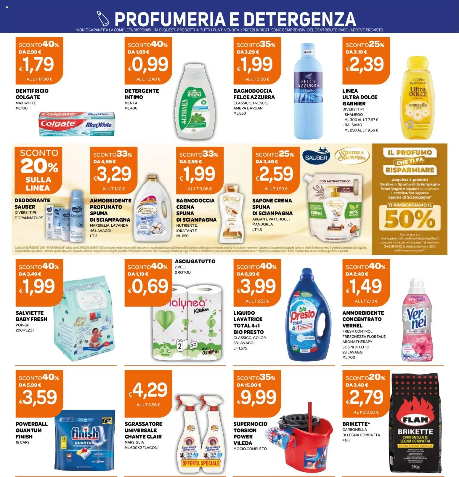 Volantino Ekom del 21.04.2026 | Pagina: 5 | Prodotti: Sapone, Detergente, Mocio, Menta
