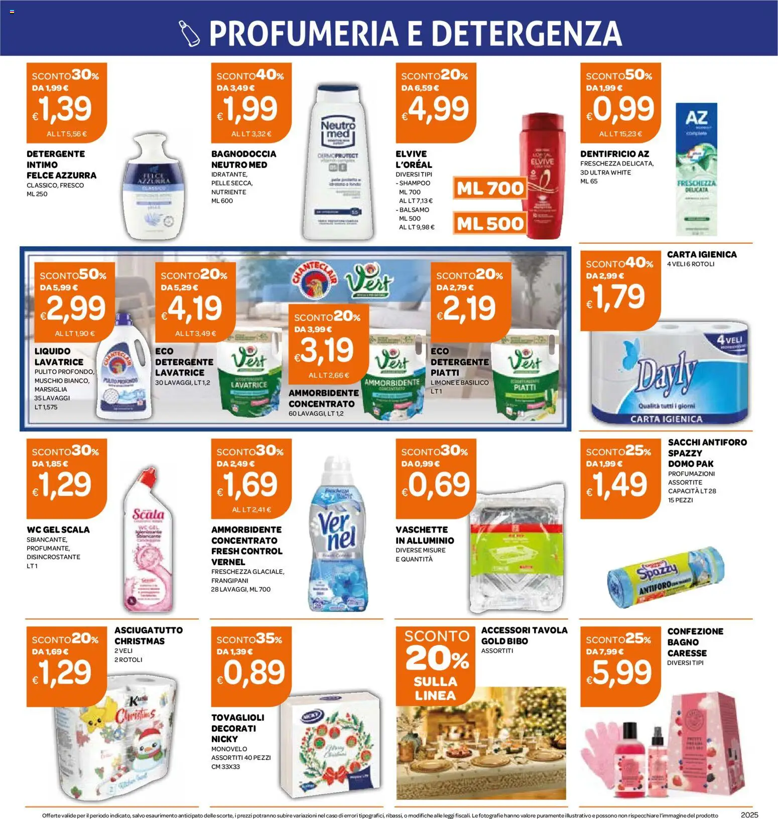 Volantino Ekom del 02.12.2025 | Pagina: 12 | Prodotti: Balsamo, Detergente, Limone, Bagno