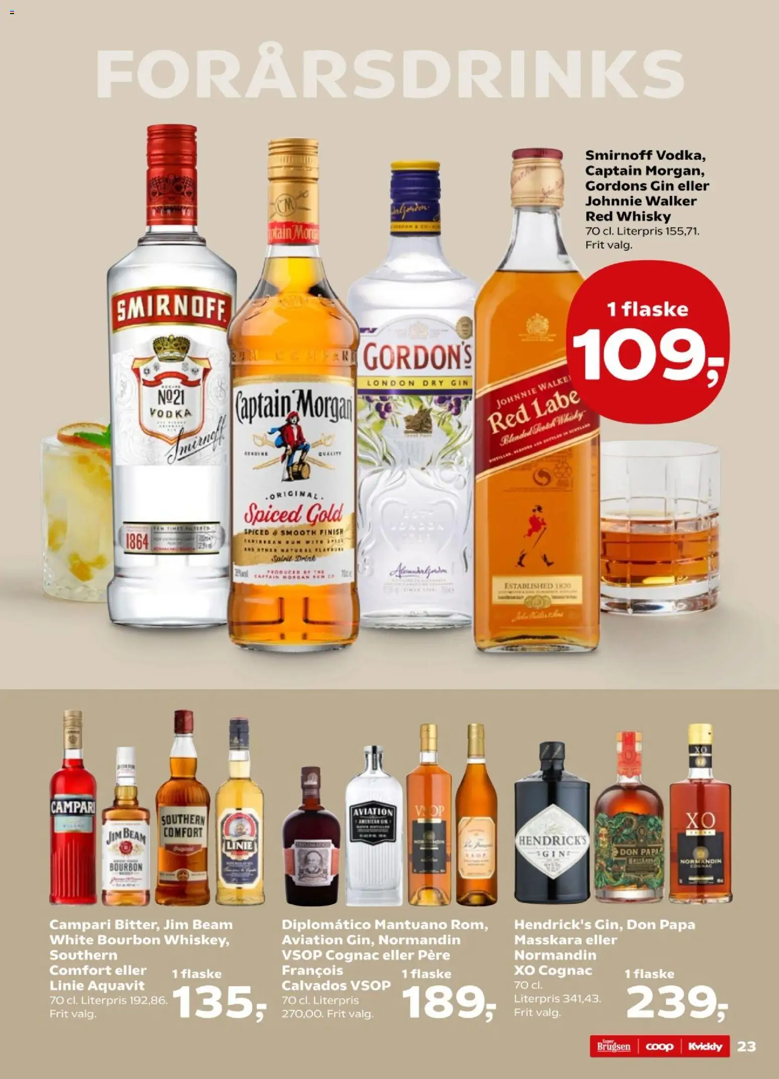 Super Brugsen tilbudsavis – gyldig fra 24.04.2026 | Side: 24 | Produkter: Bourbon, Gin, Vodka, Whisky
