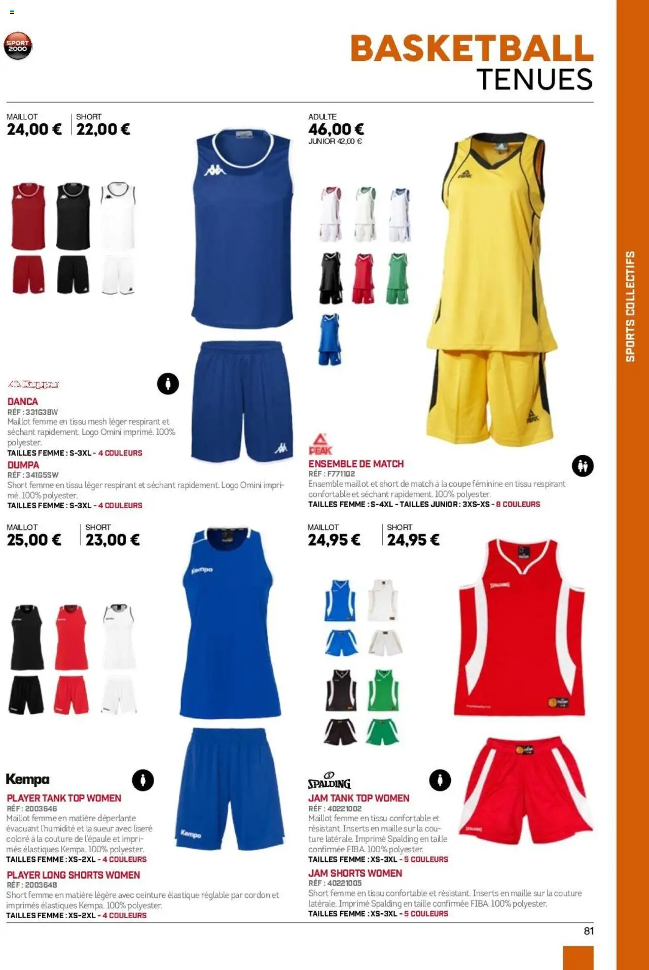 | Page: 81 | Produits: Ceinture, Élastiques, Shorts