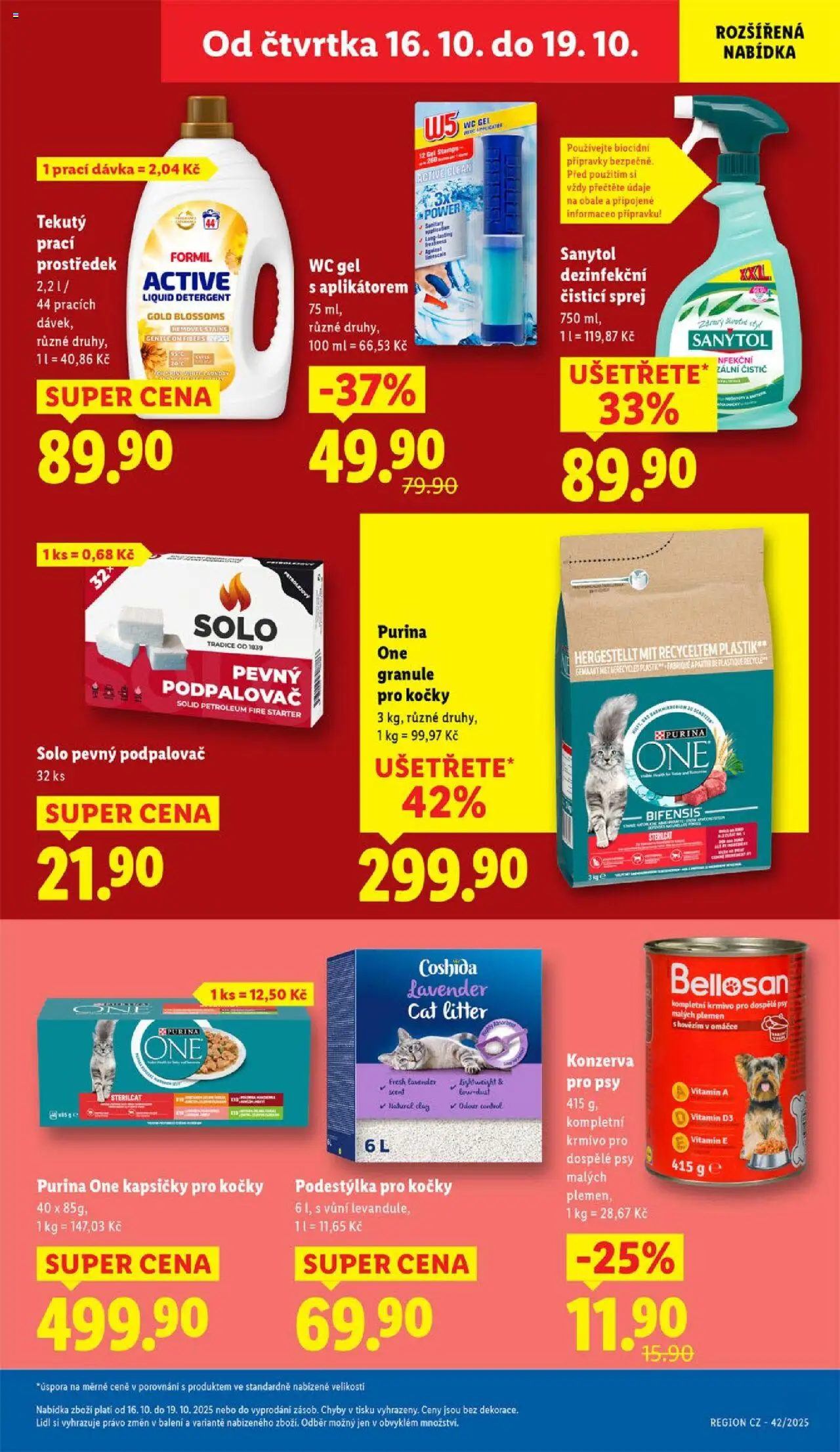 Lidl leták od 16.10.2025 | Strana: 21 | Produkty: Purina, Granule pro kočky, Purina one, Konzerva pro psy