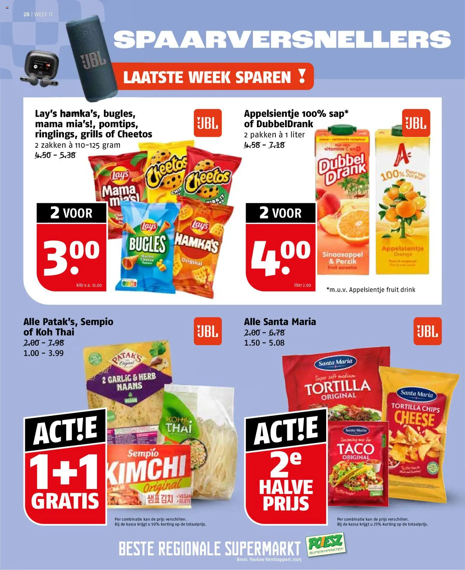 {H1} | Pagina: 28 | Producten: Sap, Kan, Taco, Tortilla