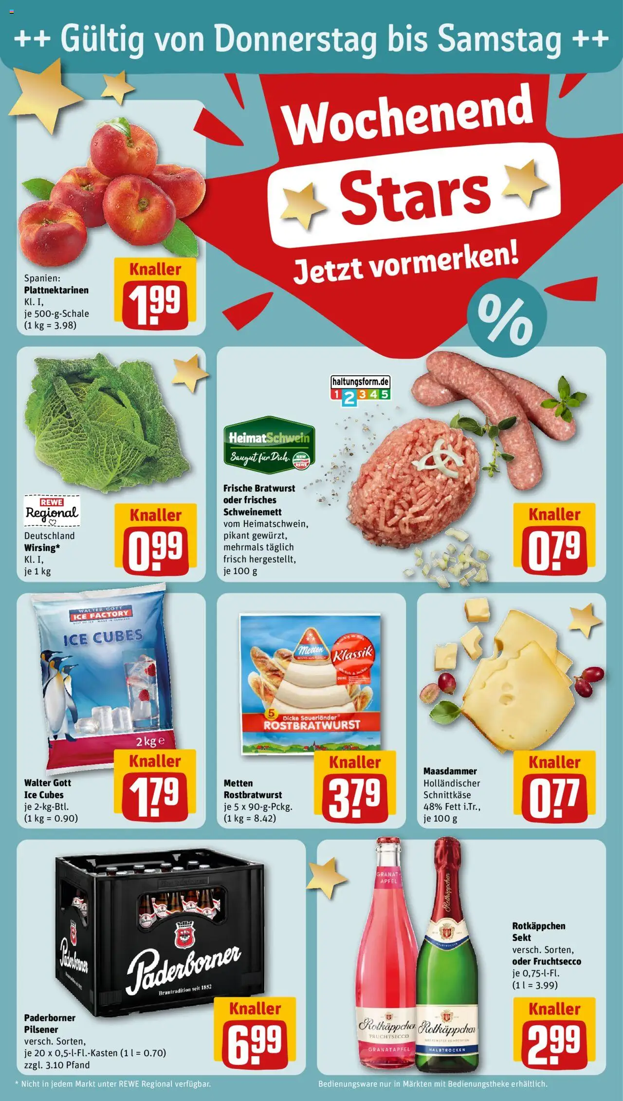 Rewe ihr Kaufpark Prospekt 	 - gültig ab dem 11.08.2025 | Seite: 23 | Produkte: Granatapfel, Bratwurst, Rotkäppchen, Fleisch