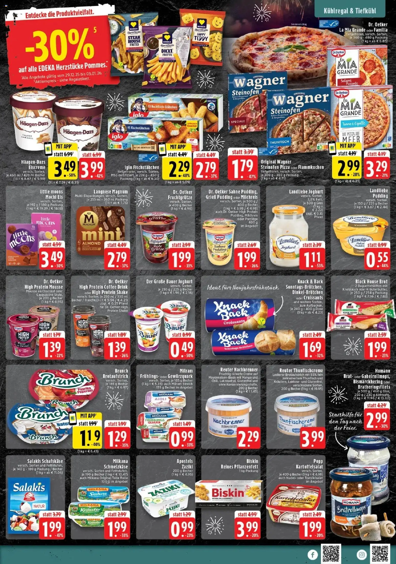 Edeka prospekt Mönchengladbach-Bettrath	 – gültig ab 28.12.2025 | Seite: 5 | Produkte: Mango, Pizza, Eis, Schafskase