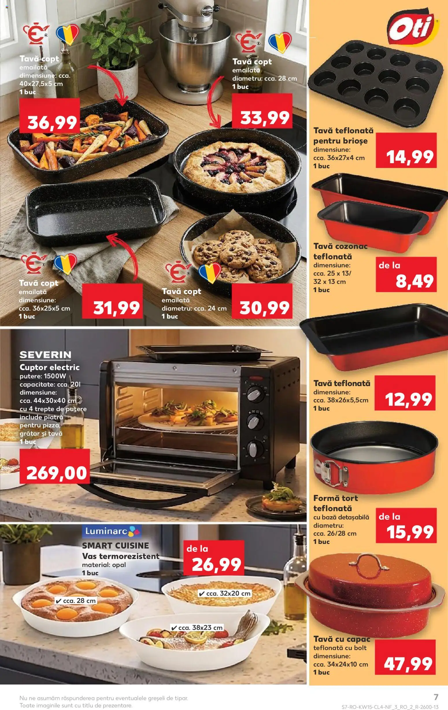 Noul catalog Kaufland – valabil de la 08.04.2026 | Pagină: 7 | Produse: Cuptor, Grătar, Tort
