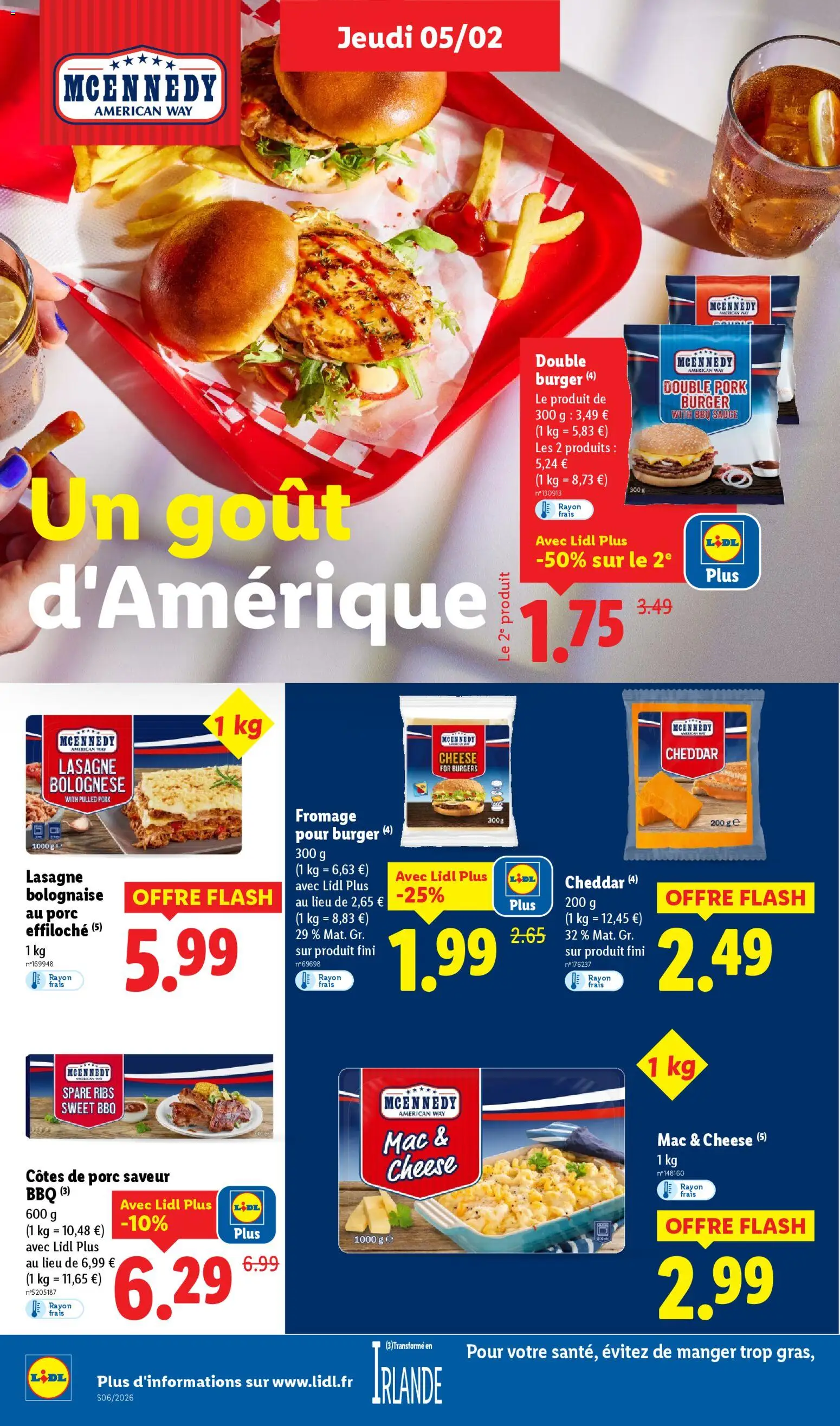 {H1} | Page: 22 | Produits: Fromage, Ribs, Porc, Cheddar