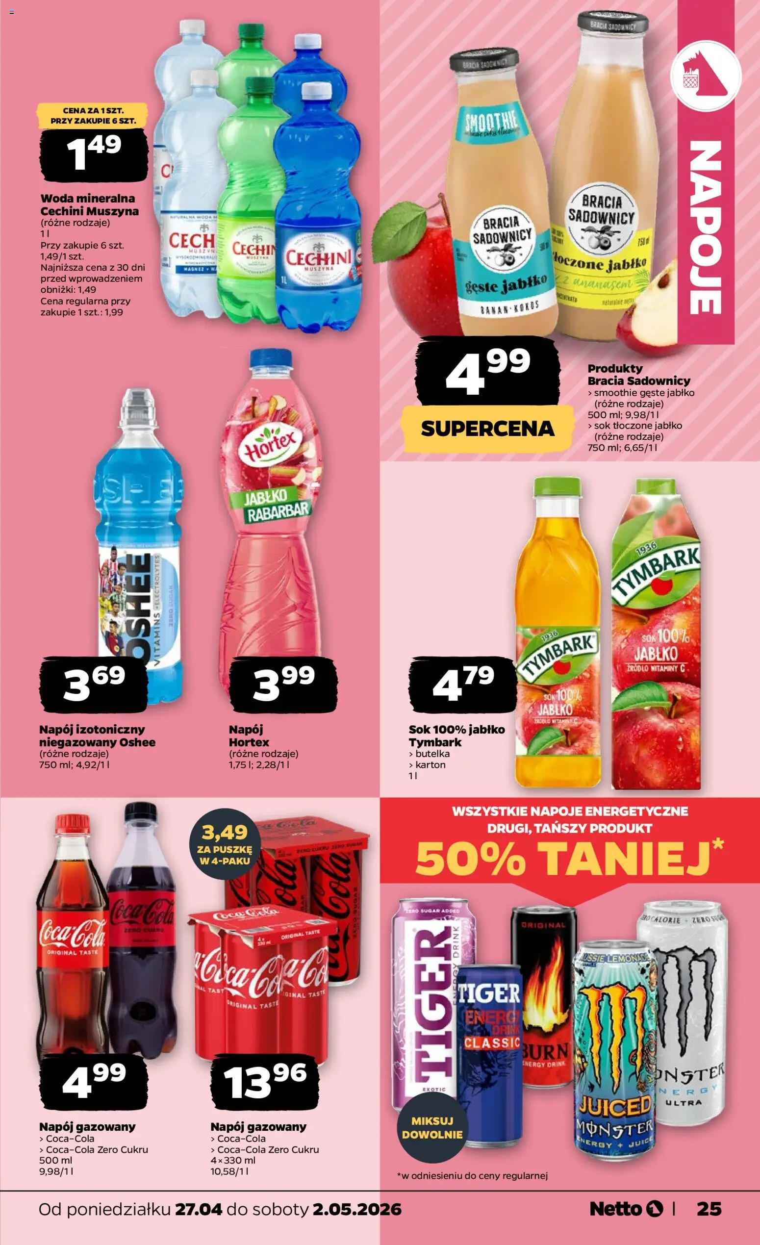 Netto gazetka od poniedziałku spożywcza od 27.04.2026 | 🔥 Mega okazje, które musisz zobaczyć! | Polska