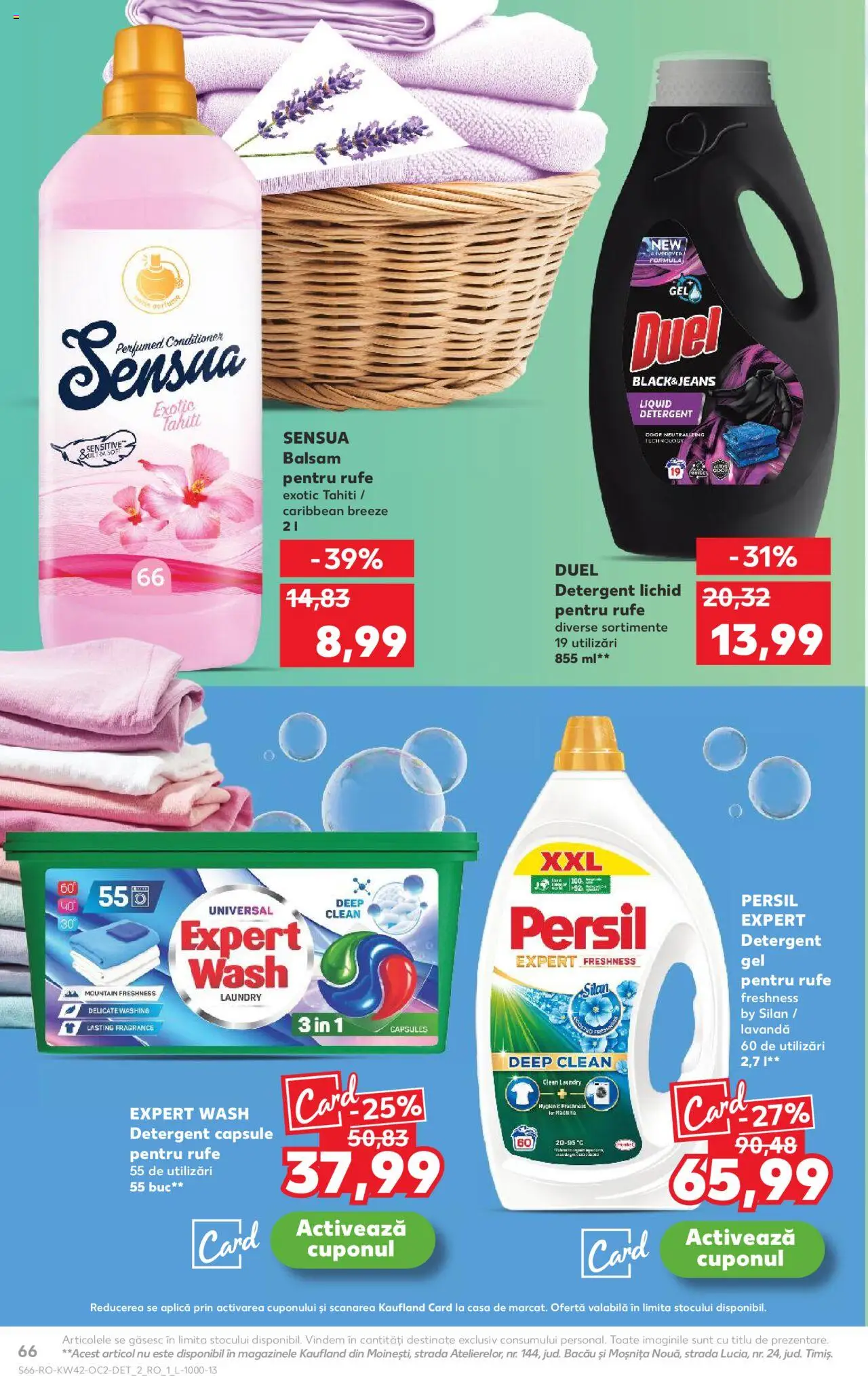 Kaufland RO akciós ujság - amely érvényes a következő dátumtól: 15.10.2025 | Oldal: 66 | Termékek: Persil