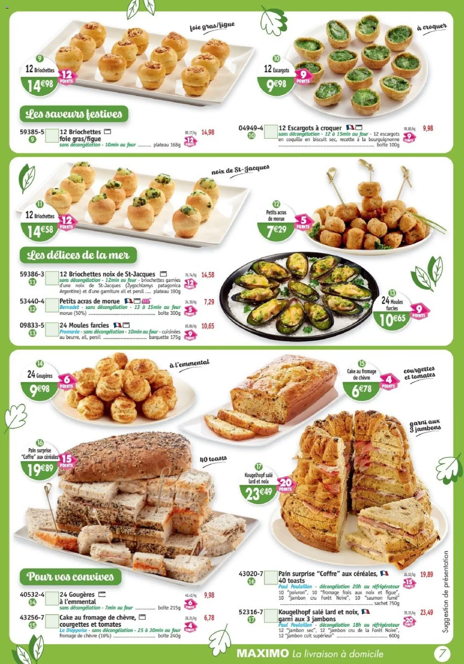 {H1} | Page: 7 | Produits: Saumon fumé, Fromage, Saumon, Noix