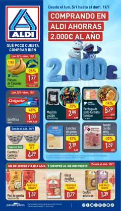 Vista previa Aldi folleto Península válido desde el 05.01.2026