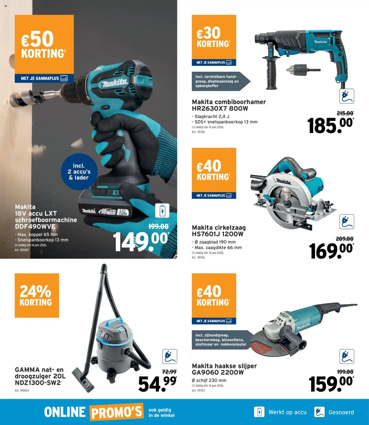 {H1} | Pagina: 23 | Producten: Schijf, Slijper, La