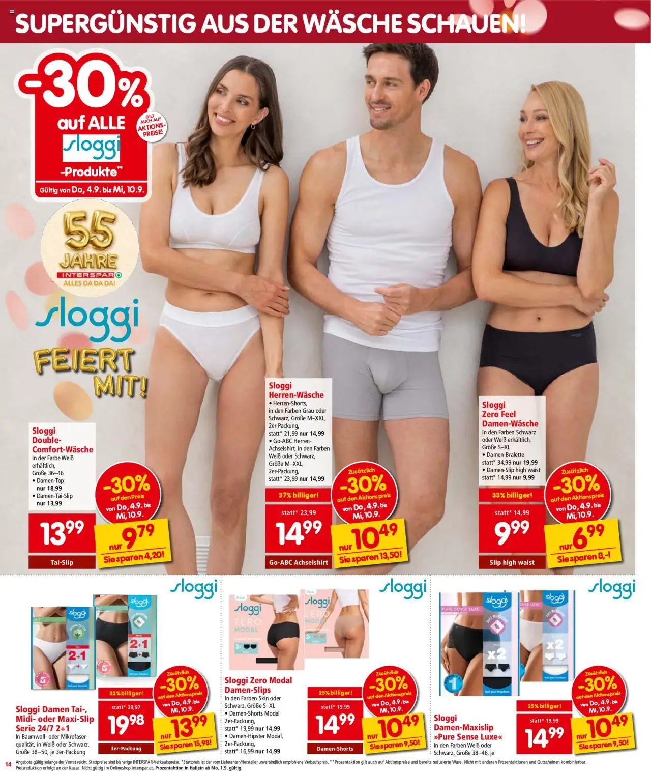 Interspar Flugblatt - Wien gültig ab 04.09.2025 | Seite: 14 | Produkte: Slip