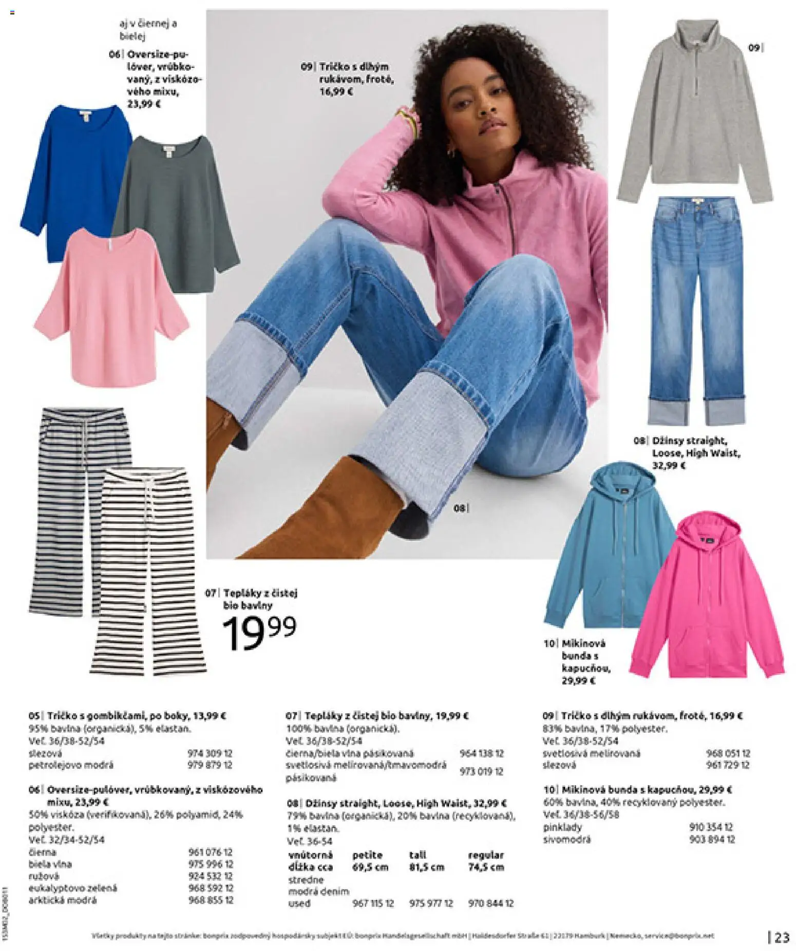 Nové Bonprix akcie – leták je platný od 20.02.2026 | Strana: 25 | Produkty: Pás, Tričko, Bunda