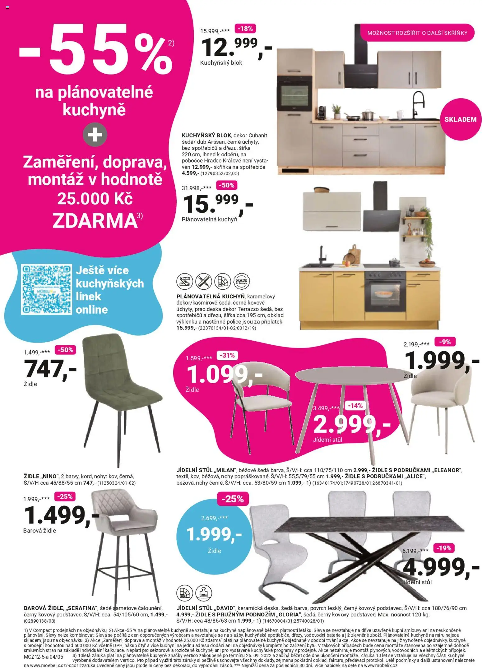 Möbelix leták od 08.12.2025 | Strana: 4 | Produkty: Stůl, Police, Baterie, Kuchyně