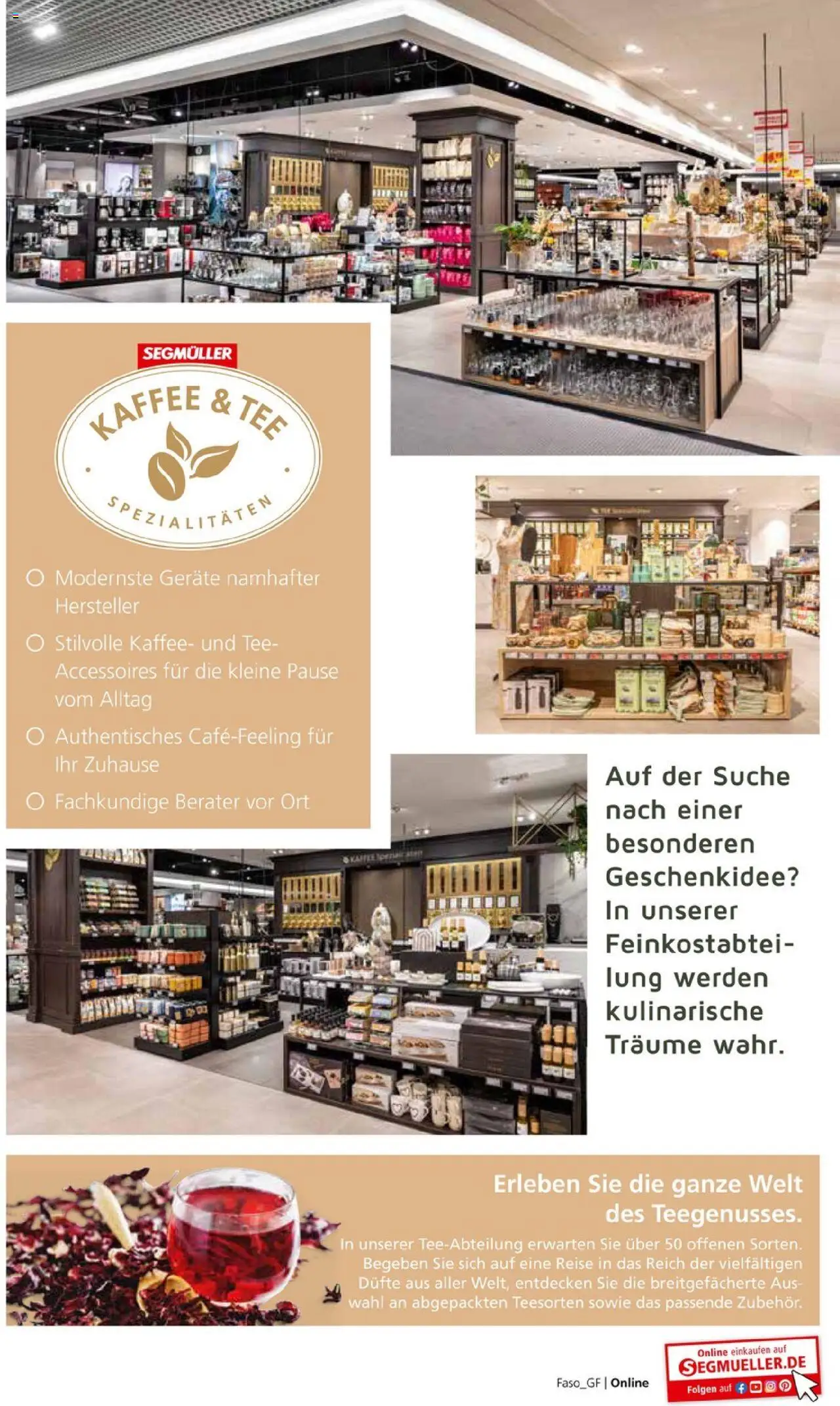 Segmüller Prospekt 	 – gültig ab 18.10.2025 | Seite: 43 | Produkte: Kaffee, Tee