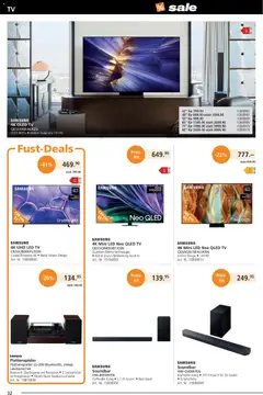 Fust Aktionen ab 25.12.2025 gültig | Seite: 32 | Produkte: Soundbar, TV, Samsung, Lautsprecher