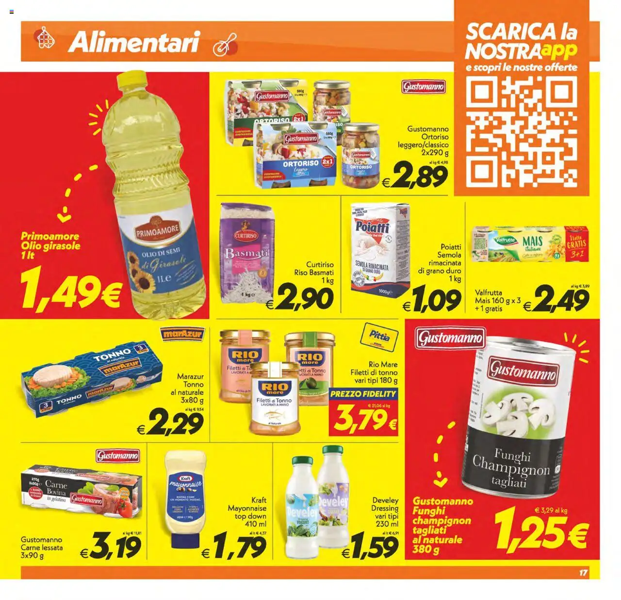Volantino SuperConveniente del 24.07.2025 | Pagina: 17 | Prodotti: Yogurt, Funghi, Tonno, Mais