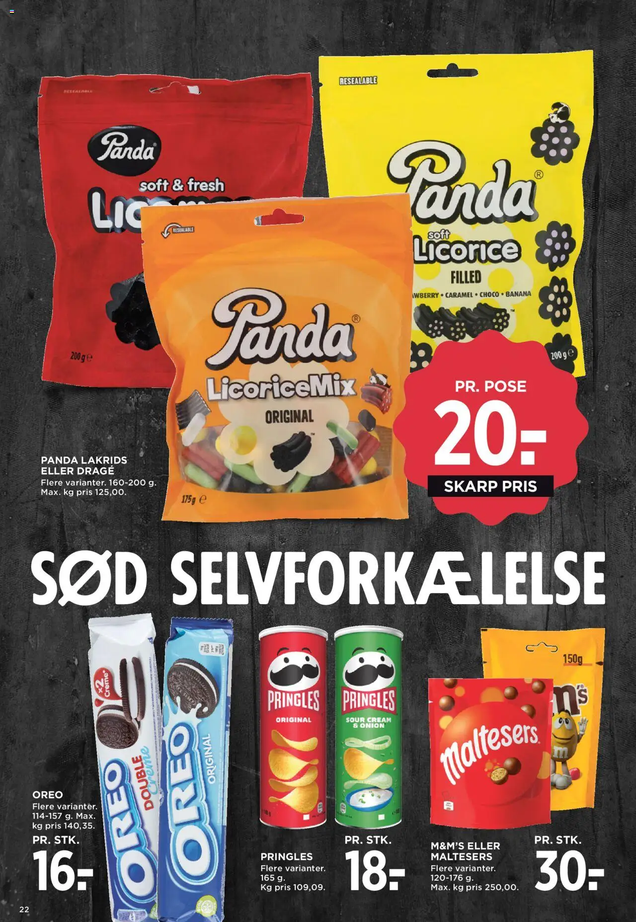 Meny Tilbudsavis gyldig fra 08.08.2025 | Side: 28 | Produkter: Creme, Lakrids, Oreo