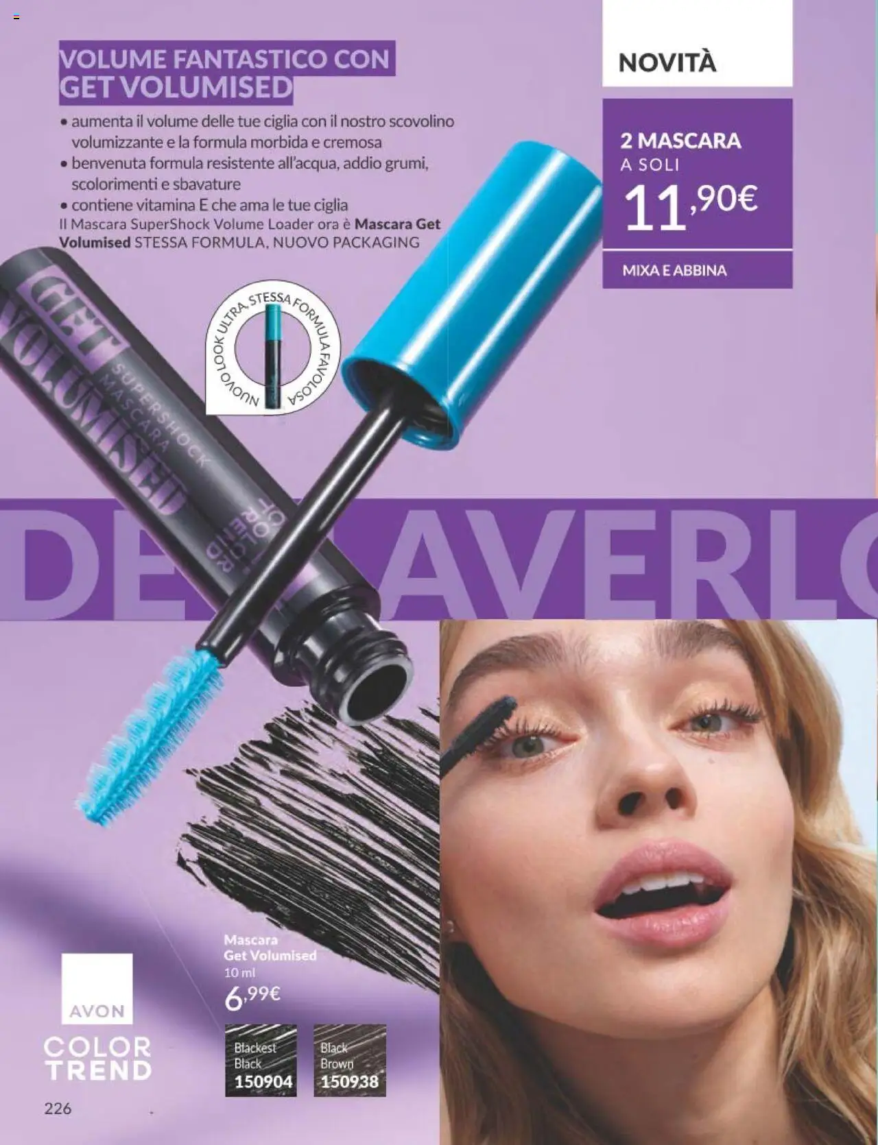 Volantino Avon del 01.09.2025 | Pagina: 226 | Prodotti: Mascara
