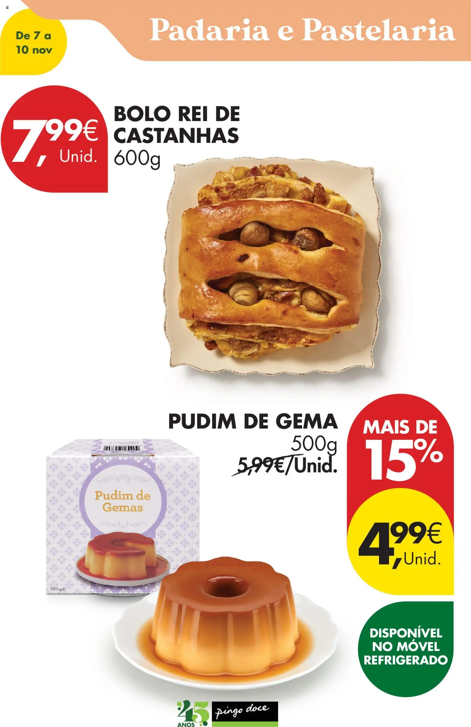 Pingo Doce Poupe este Fim de Semana │ válido de 07.11.2025 | Página: 9 | Produtos: Padaria, Bolo, Pudim, Castanhas