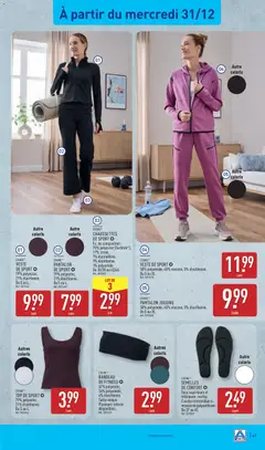 Aldi - Prévisualisation de Aldi - Catalogue de la semaine valide à partir de 30.12.2025 | Page: 44 | Produits: Mousse, Veste, Pantalon