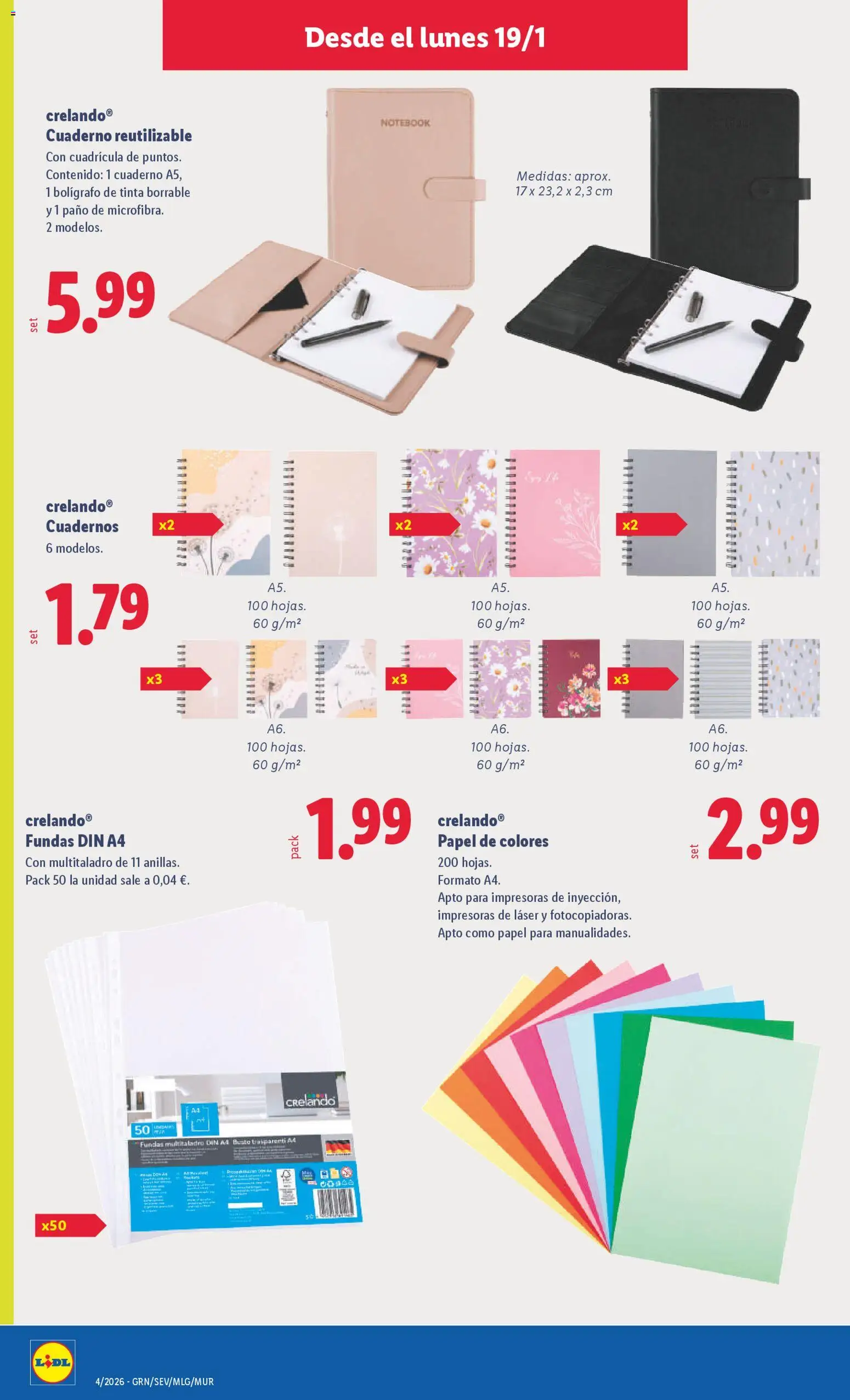 Lidl folleto de bazar │ válido desde el 19.01.2026 | Página: 16