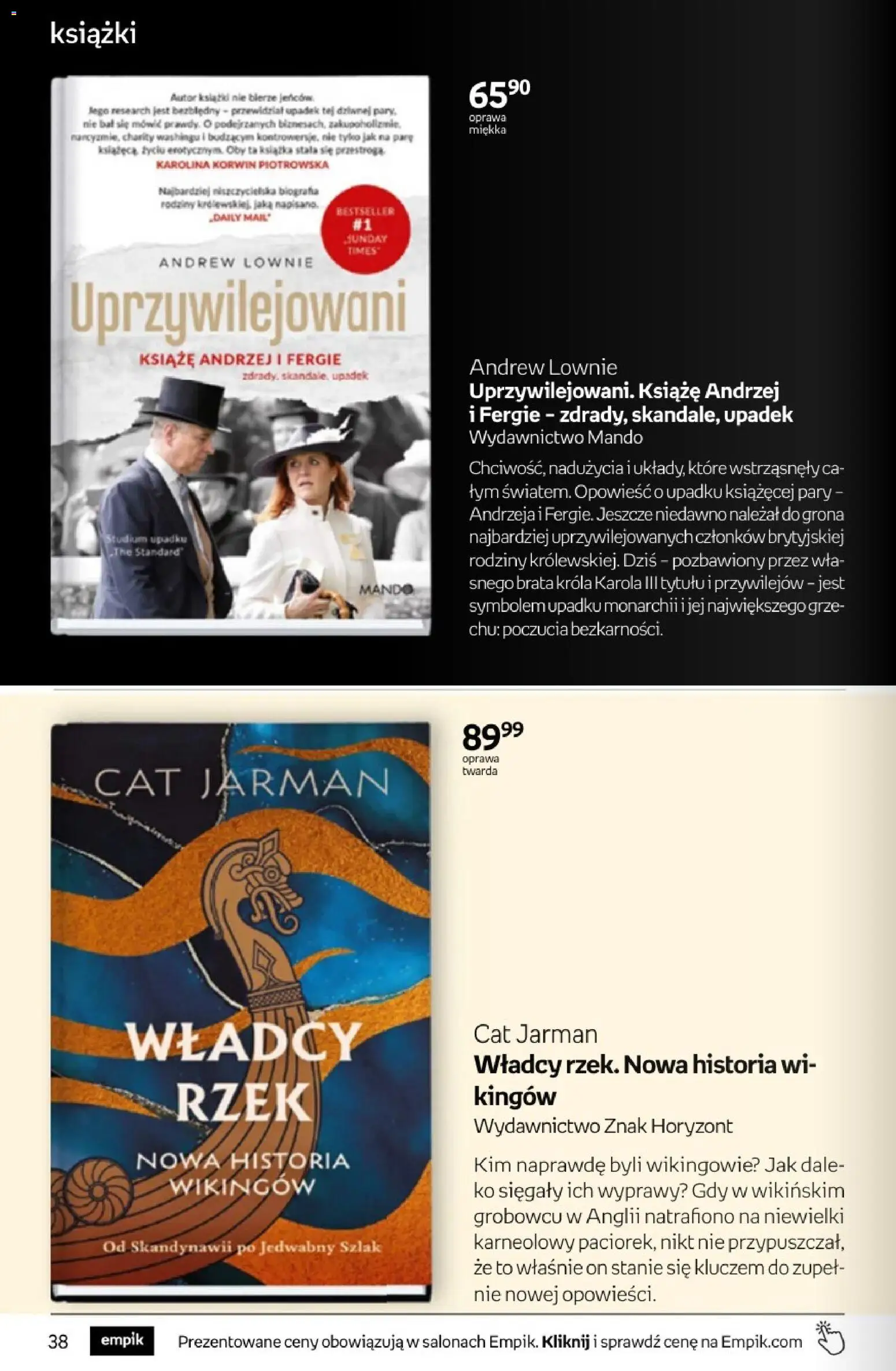 Empik promocje - Tom kultury Książki od 22.04.2026 | Strona: 38 | Produkty: Książki