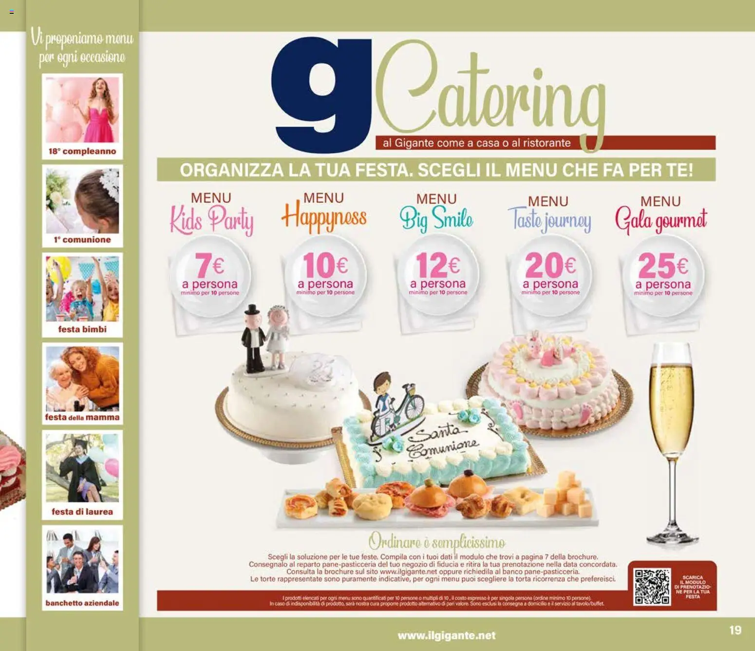 Volantino Il Gigante del 09.04.2026 | Pagina: 19 | Prodotti: Tè, Data, Torta