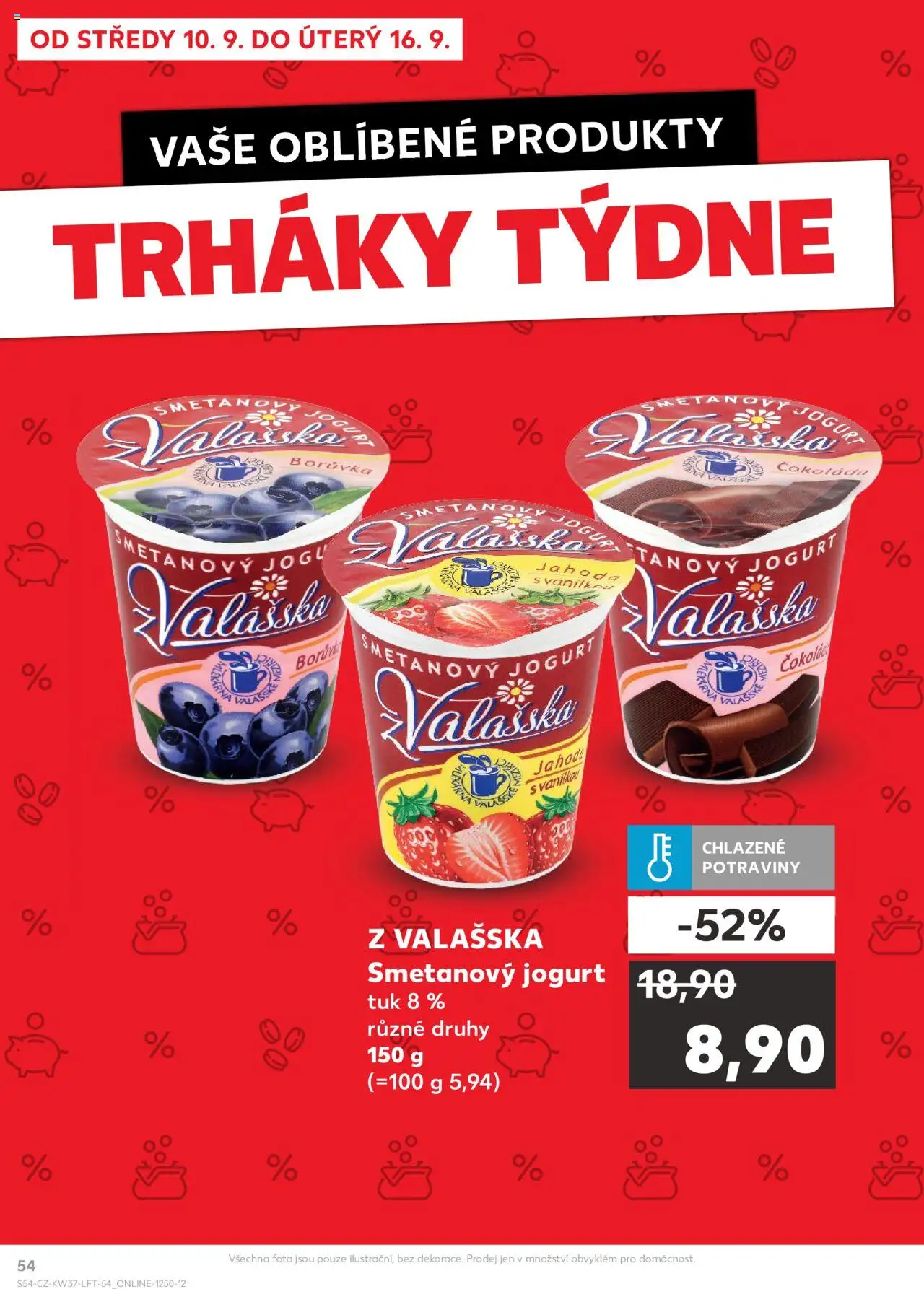 Kaufland leták - Liberec od 10.09.2025 | Strana: 54 | Produkty: Smetanový jogurt, Jogurt, Čokoláda, Potraviny