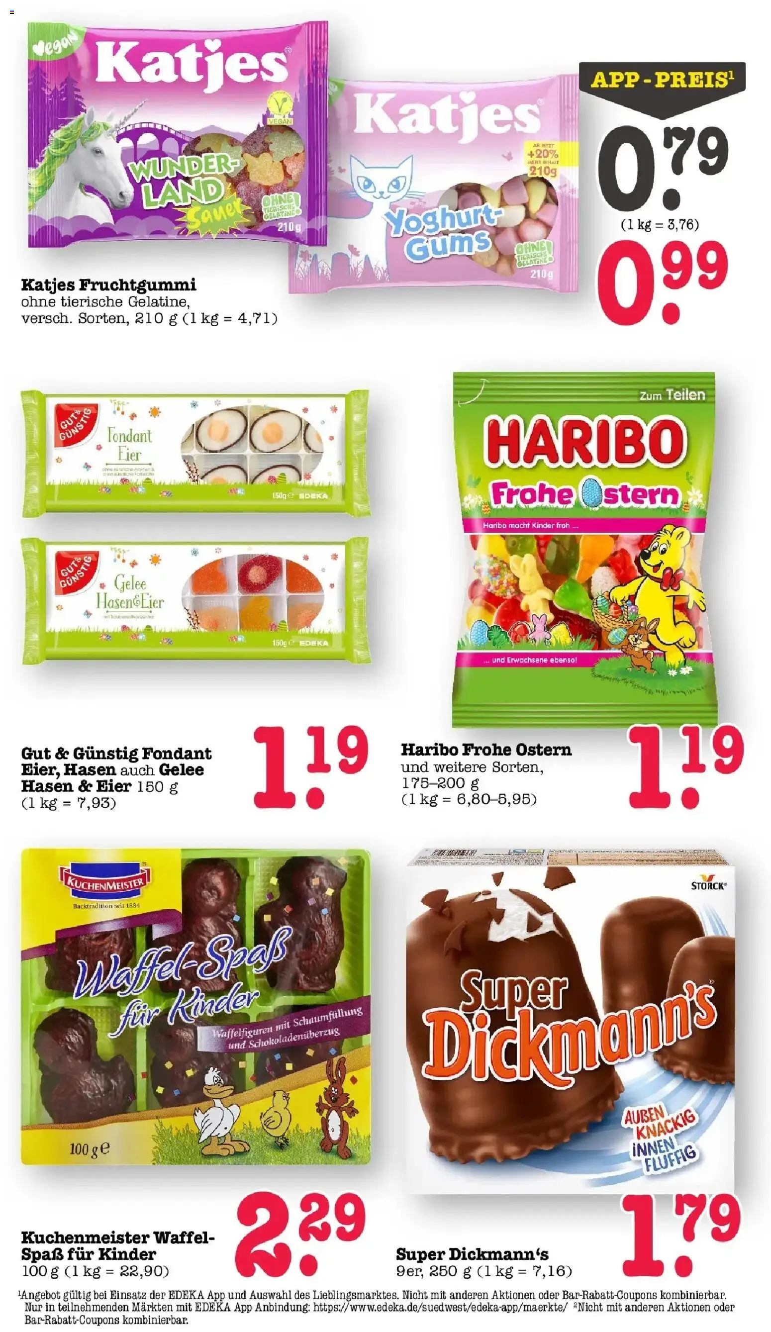 Edeka prospekt Offenbach	 – gültig ab 09.03.2026 | Seite: 38 | Produkte: Haribo, Eier, Katjes