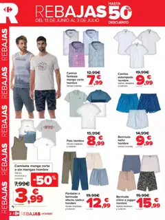 Carrefour Rebajas │ válido desde el 13.06.2025 | Página: 2 | Productos: Camisa, Camiseta manga corta, Baño