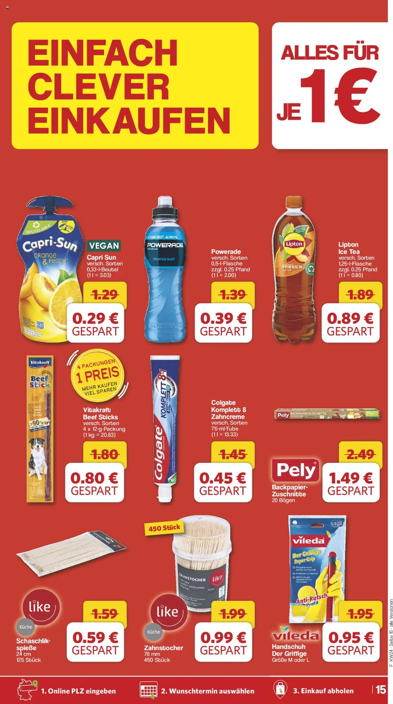 Famila Nordwest Prospekt 	 - gültig ab dem 10.06.2025 | Seite: 17 | Produkte: Capri sun, Küche, Spieße, Powerade