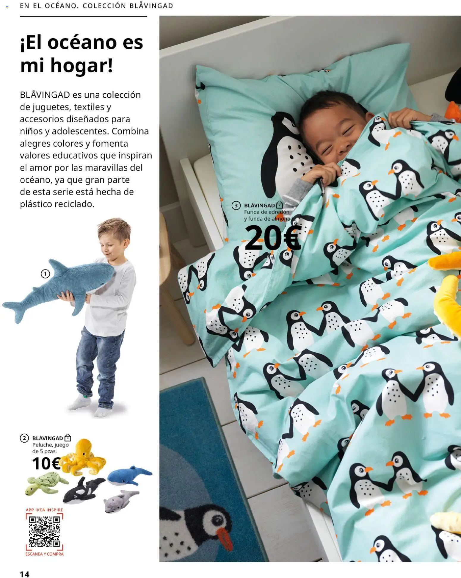 Catálogo IKEA Juguetes │ válido desde el 02.12.2025 | Página: 14 | Productos: Edredón, Funda, Almohada