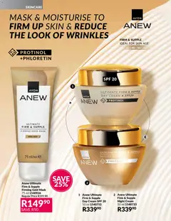 Avon specials catalogue – valid from 01.12.2025 | Page: 122 | Products: Mask, Cream, Night cream, Day cream