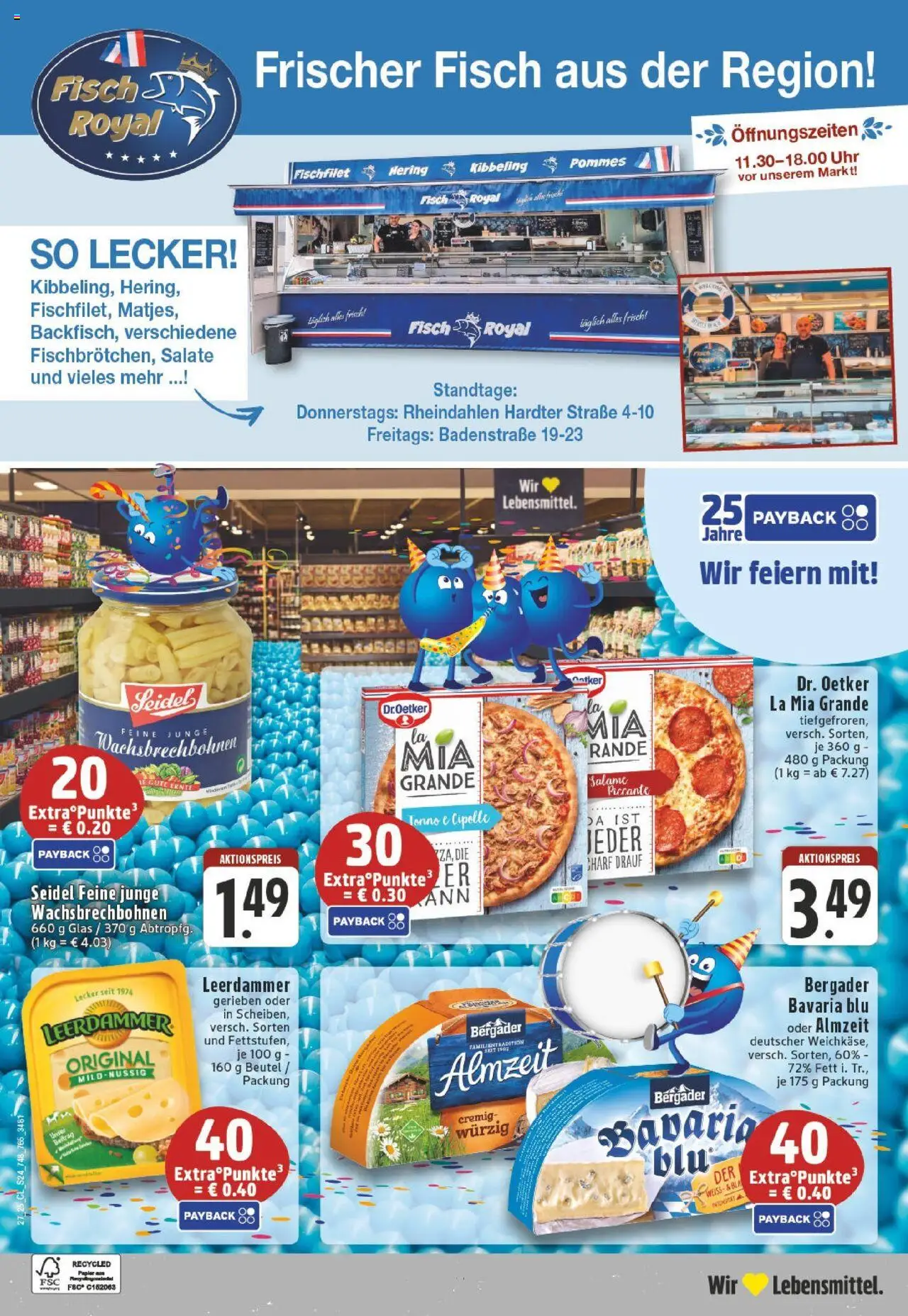Edeka prospekt Mönchengladbach	 - gültig ab dem 29.06.2025 | Seite: 24 | Produkte: Leerdammer, Fisch, Salami, Uhr