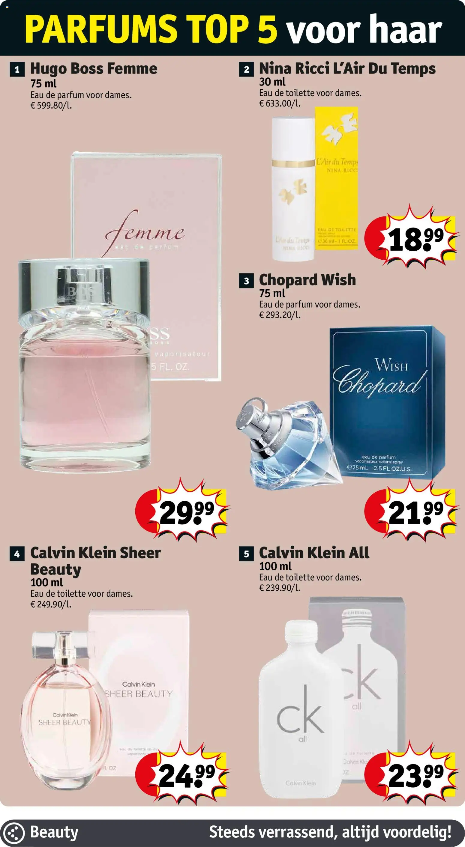 {H1} | Pagina: 21 | Producten: Parfums, Parfum, Eau de toilette
